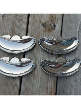 Vintage AMC Stainless Steel 18/10 Serving pods x 4